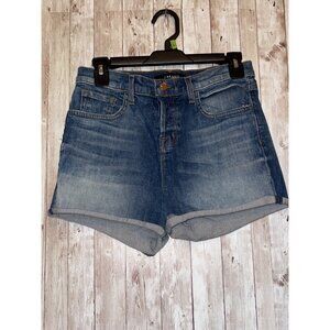 J Brand Women's High-Rise Blue Denim Jean Shorts Size 26 Gracie Jagger